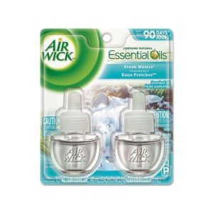 Air Wick 79717 Scented Oil Refill, Fresh Waters, 0.67oz, 2/Pack
