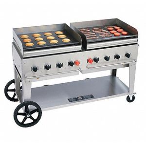 CROWN VERITY MG-60 Portable Gas Griddle 8 Burners, EA