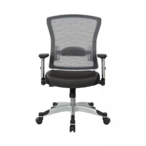 Office Star 317-ME36C61F6 Professional Light AirGrid Back Chair, Silver, EA