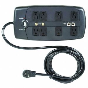 POWER FIRST 52NY65 Surge Protector Outlet, EA