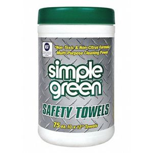SIMPLE GREEN 3810000613351 Cleaning Wipes, EA