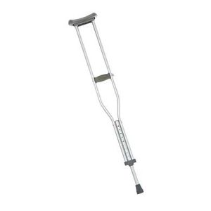 United Ortho 1011A Aluminum Push Button Crutches, Adult, 8 per CS
