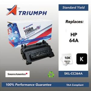 Triumph CC364A 751000NSH0964 Remanufactured CC364A (64A) Toner, Black
