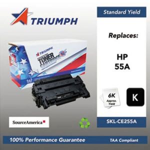 Triumph CE255A 751000NSH1097 Remanufactured CE255A (55A) Toner, Black