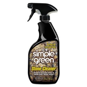 Simple Green 18401 Non-Abrasive Stone Cleaner, Unscented, 32oz Bottle