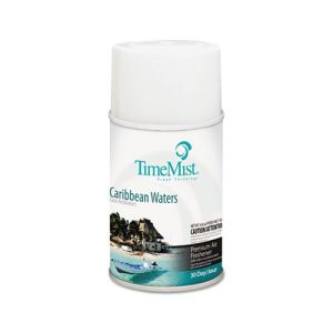 TimeMist 1042756EA Metered Fragrance Dispenser Refill, Caribbean Waters, 6.6 oz, Aerosol