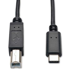 Tripp Lite U040-006 USB 2.0 Hi-Speed Cable (B Male to USB Type-C Male), 6-ft